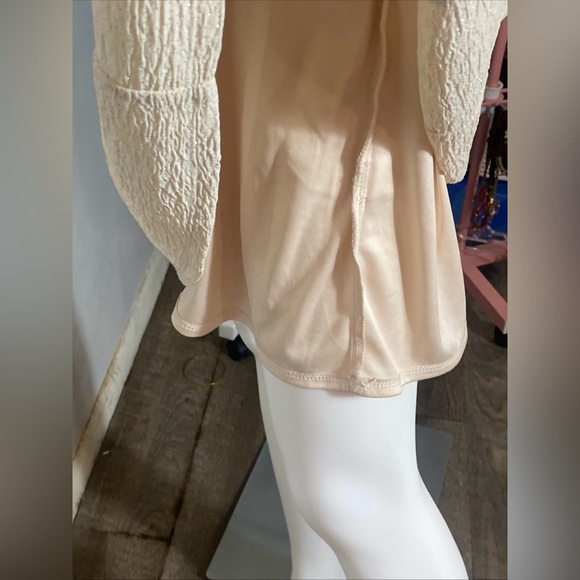 Established in 1962, Women's Midi Dress, Size Ivory with Silver Sparkles Size 8 - Picture 11 of 11